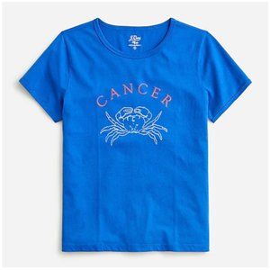 JCREW Broken-in jersey "Cancer" T-shirt XL